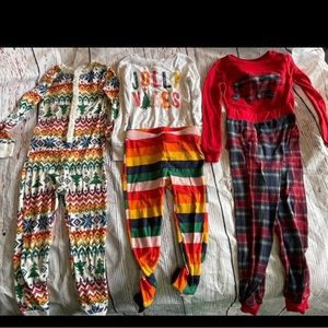Christmas pajamas bundle size 6